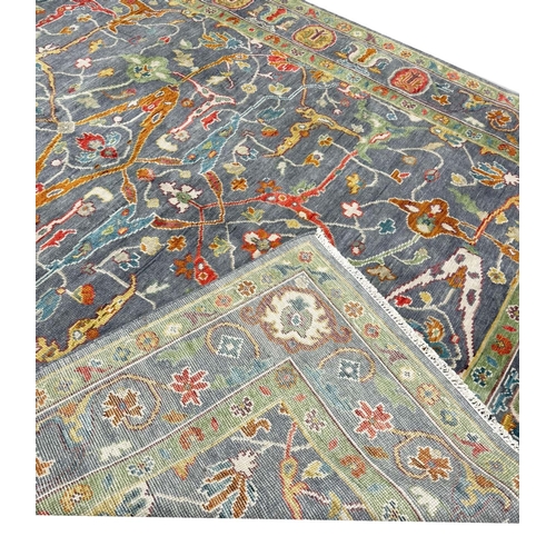 140 - FINE GAROUS DESIGN CARPET,  342cm x 248cm.