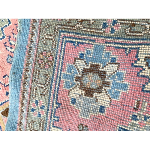 145 - ANTIQUE ANATOLIAN OUSHAK LIBRARY CARPET, 545cm x 360cm.