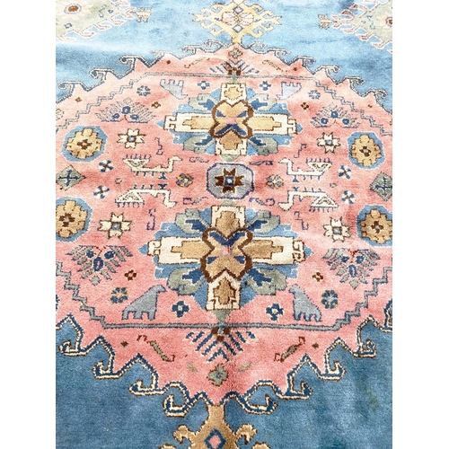 145 - ANTIQUE ANATOLIAN OUSHAK LIBRARY CARPET, 545cm x 360cm.