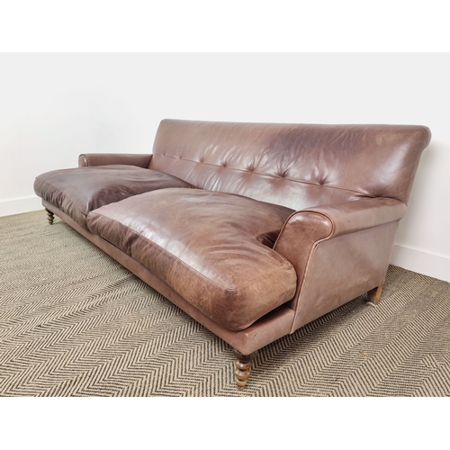 341 - SCP OSCAR SOFA BY MATHEW HILTON, 217cm W x 82cm H x 94cm D.