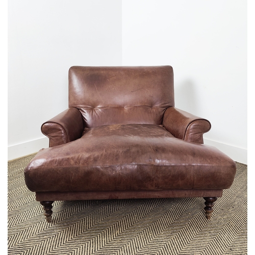 342 - SCP OSCAR ARMCHAIR BY MATHEW HILTON, 74cm H x 101cm W x 104cm D.