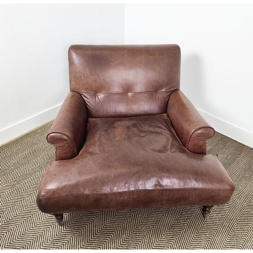 342 - SCP OSCAR ARMCHAIR BY MATHEW HILTON, 74cm H x 101cm W x 104cm D.