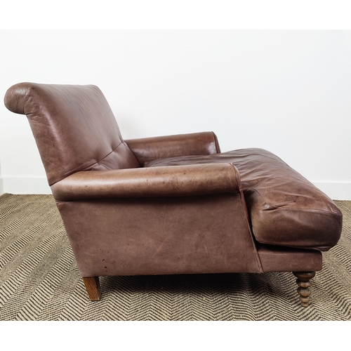 342 - SCP OSCAR ARMCHAIR BY MATHEW HILTON, 74cm H x 101cm W x 104cm D.