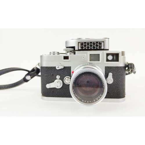 5 - LEICA-M3 CAMERA, and two meter readers, camera with original box. (3)