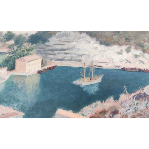 51 - CHARLES BROOKE FARRAR (British 1899-1979), 'Bonifacio, Corsica', oil on canvas, signed and dated '57... 