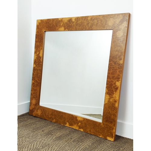 530 - JOHN COLEMAN FURNITURE WALL MIRROR, 100cm x 100cm.