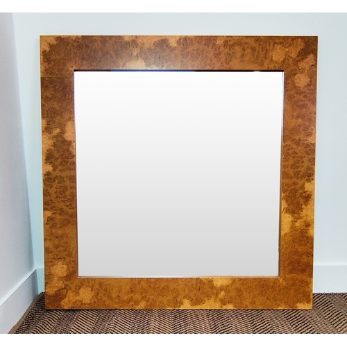 530 - JOHN COLEMAN FURNITURE WALL MIRROR, 100cm x 100cm.