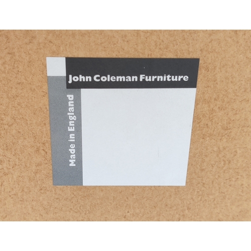 530 - JOHN COLEMAN FURNITURE WALL MIRROR, 100cm x 100cm.