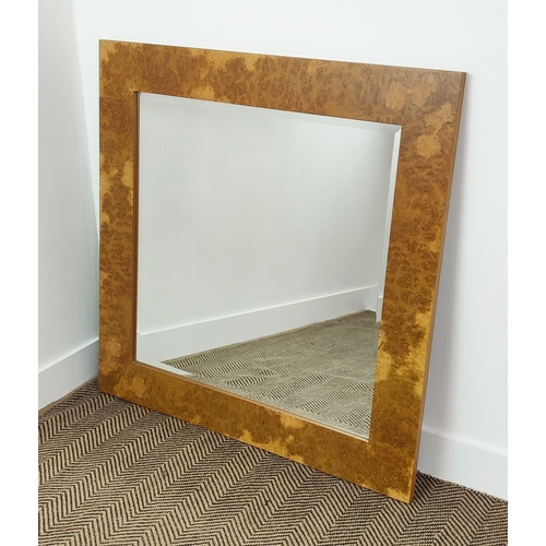 530 - JOHN COLEMAN FURNITURE WALL MIRROR, 100cm x 100cm.