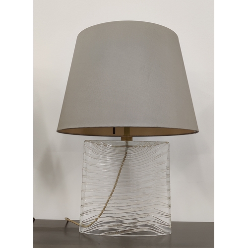 534 - DONGHIA VELA TABLE LAMPS, a pair, with Besselink and Jones shades, 65cm H approx. (2)