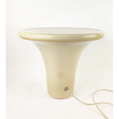 599 - GINO VISTOSI COMARE STYLE TABLE LAMP, 42cm H x 50cm W.