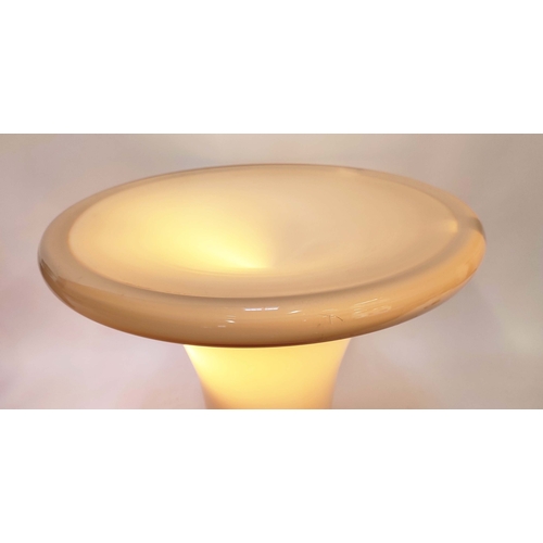 599 - GINO VISTOSI COMARE STYLE TABLE LAMP, 42cm H x 50cm W.