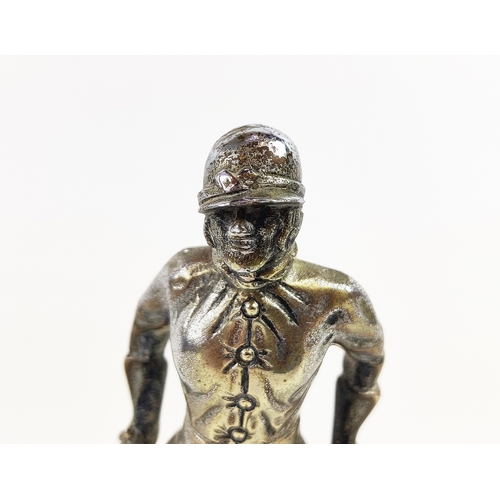 6 - RILEY 'SKI-LADY' MOTOR CAR MASCOT, c.1930's, chromed brass mounted on radiator cap, 14cm H.