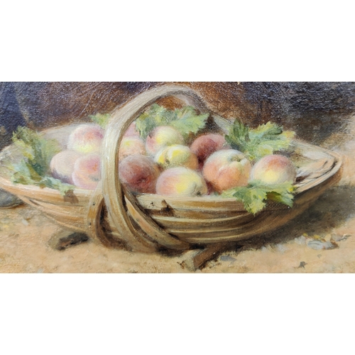 68 - GEORGE BERNARD O'NEILL (Irish 1828-1917) 'Stolen Fruit is the Sweetest', oil on canvas, 60cm x 50cm,... 