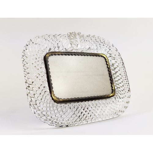 9 - BAROVIER AND TOSO PICTURE FRAME, mid 20th century, 22cm x 18cm.