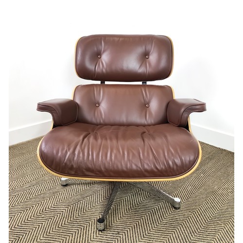 408 - VITRA LOUNGE CHAIR, by Charles and Ray Eames, 84cm approx.