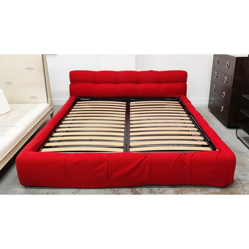 537 - B&B ITALIA TUFTY TIME BED, by Patricia Urquiola, 75cm H x 199cm W x 220cm L.