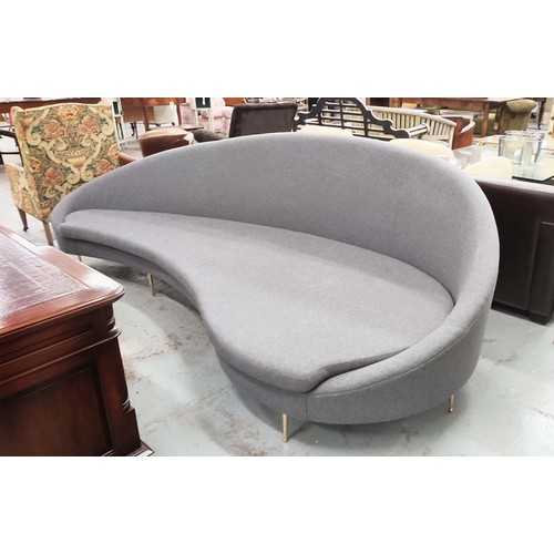 547 - SOFA, 1950s Italian style design, 288cm W.