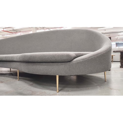 547 - SOFA, 1950s Italian style design, 288cm W.