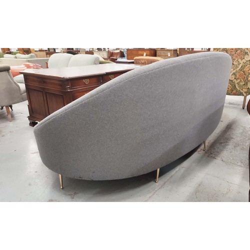 547 - SOFA, 1950s Italian style design, 288cm W.