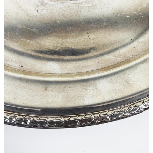 4 - ITALIAN SILVER TRAY, 'Tornotti Torino' 900 approx 38oz a gadrooned silver plated soup tureen, a smal... 