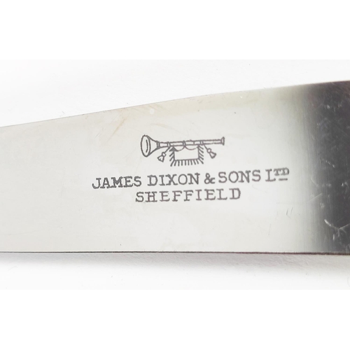 5 - A JAMES DIXON & SONS CANTEEN OF CUTLERY, in the Kings pattern, consisting of eight place settings, c... 