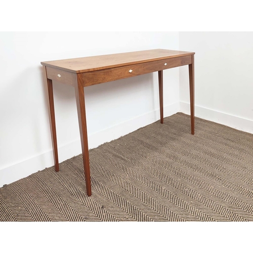 526 - CONSOLE TABLE, with inlaid detail, 136cm W x 40cm D x 78cm H, by Pembridge of Herefordshire in 2006.