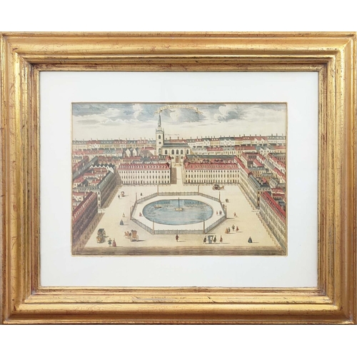 53 - TROWBRIDGE GALLERY, prints of London squares, a set of four, 61cm x 75cm. (4)