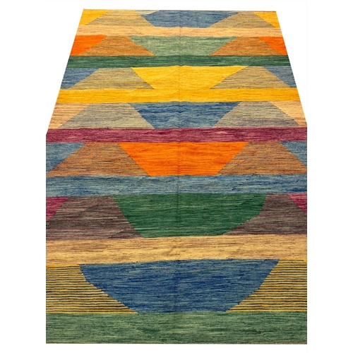 105 - FINE SCANDINAVIAN DESIGN KILIM, 295cm x 204cm.