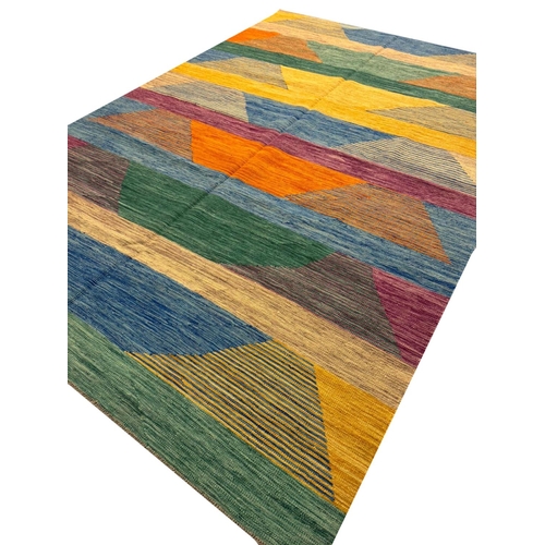 105 - FINE SCANDINAVIAN DESIGN KILIM, 295cm x 204cm.