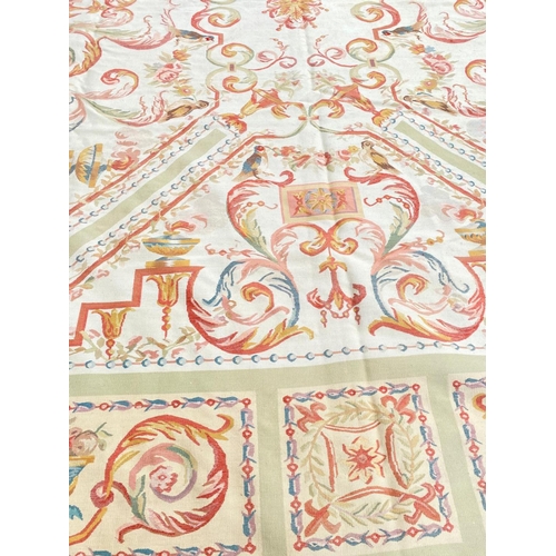 107 - FINE AUBUSSON EMPIRE DESIGN CARPET, 350cm x 270cm.