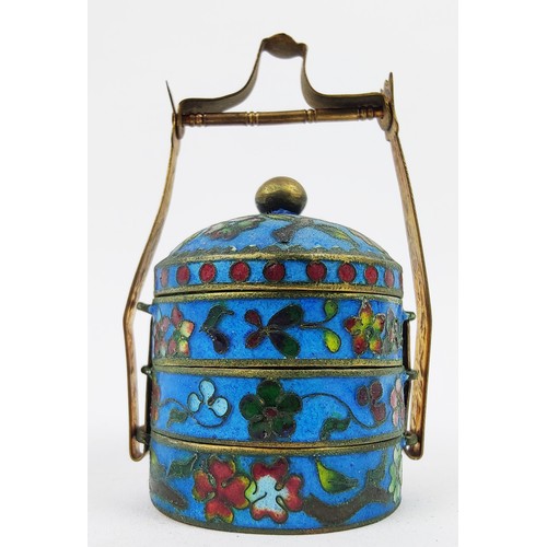 18 - A COLLECTION OF ASSORTED CLOISONNE ITEMS, comprising vases, bangles, an egg, box and covers. (Qty)