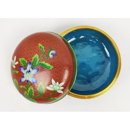 18 - A COLLECTION OF ASSORTED CLOISONNE ITEMS, comprising vases, bangles, an egg, box and covers. (Qty)