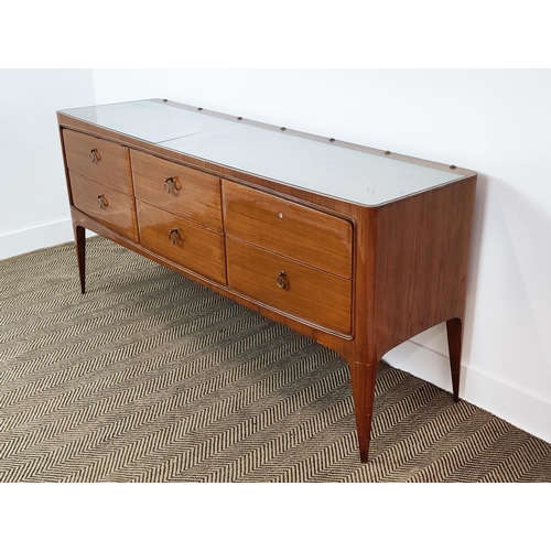 388 - SIDEBOARD, vintage 1950s Italian, 167.5cm x 51cm x 78cm approx.