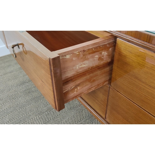 388 - SIDEBOARD, vintage 1950s Italian, 167.5cm x 51cm x 78cm approx.