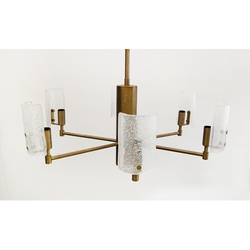 390 - ARTERIORS ZEKI CHANDELIER, 78.5cm drop approx.