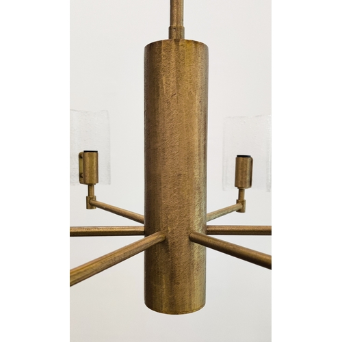 390 - ARTERIORS ZEKI CHANDELIER, 78.5cm drop approx.