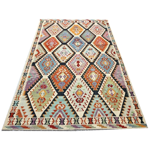 132 - FINE ANATOLIAN KILIM, 295cm x 200cm.