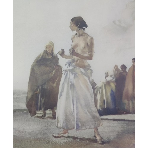 51 - SIR WILLIAM RUSSEL FLINT(1880-1969), a set of six lithographs, some signed in pencil and blind stamp... 