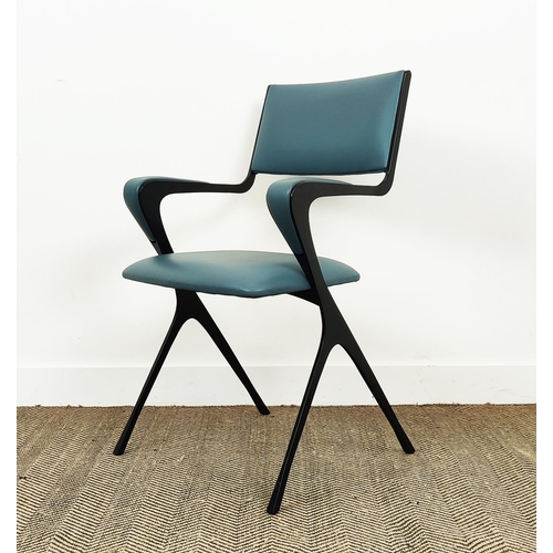 433 - TOM FAULKNER VIENNA CHAIR, 90cm H x 55cm W.