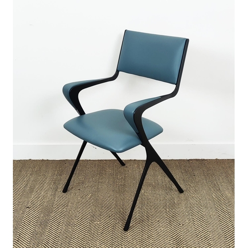 433 - TOM FAULKNER VIENNA CHAIR, 90cm H x 55cm W.