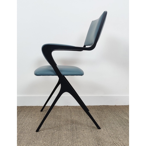 433 - TOM FAULKNER VIENNA CHAIR, 90cm H x 55cm W.