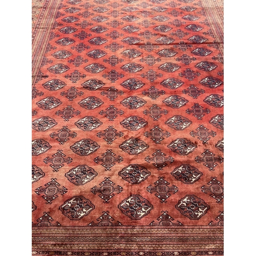 120 - BOKHARA CARPET, 34cm x 274cm.