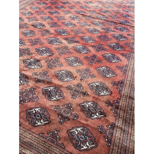 120 - BOKHARA CARPET, 34cm x 274cm.