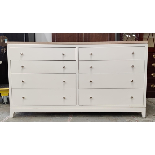 434 - DRESSING ROOM CHEST OF DRAWERS, with sixteen drawers, 171cm x 103cm x 95cm approx.