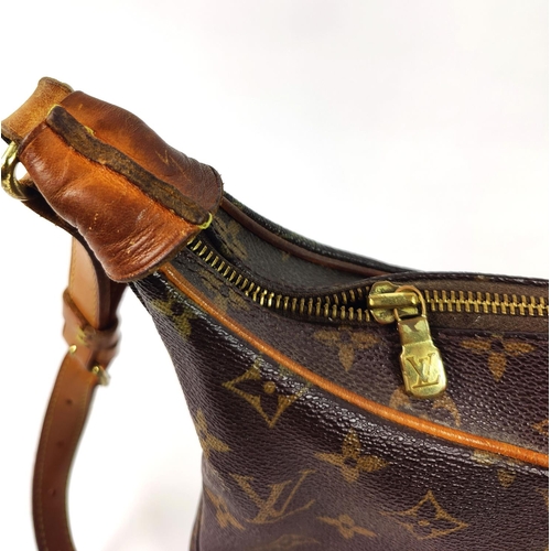 1 - LOUIS VUITTON BOULOGNE SHOULDER BAG, monogram coated canvas with vacchetta leather shoulder adjustab... 