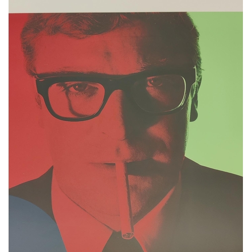 110 - GEORGE ROBERTSON, 'Michael Caine' giclee in colours, 61cm x 60cm, numbered and signed.