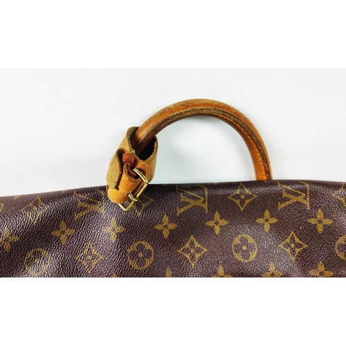 3 - LOUIS VUITTON SUITCASE SIRIUS 70, monogram canvas with leather trims and double top handles, brass h... 