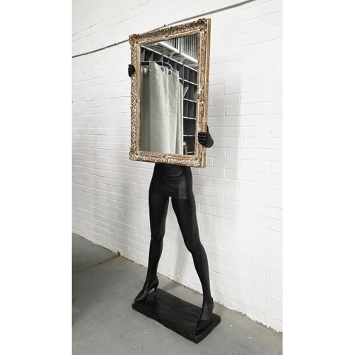 503 - NICHOLAS BOXALL SURREALIST MIRROR, 197cm H.