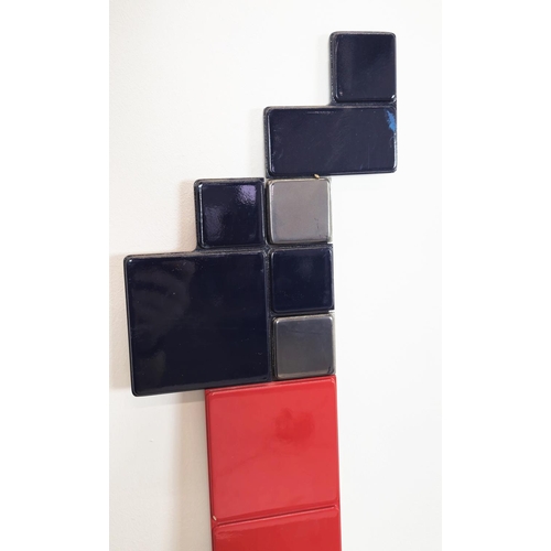 506 - SHOP WALL DISPLAY, in the form of a guitar, 150cm x 65cm.